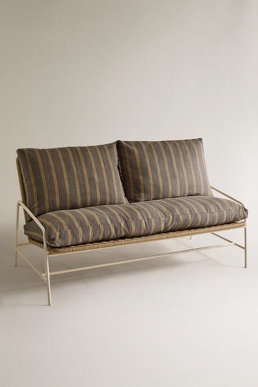 STRIPED BENCH BACK CUSHION - striped by Zara - Image 3