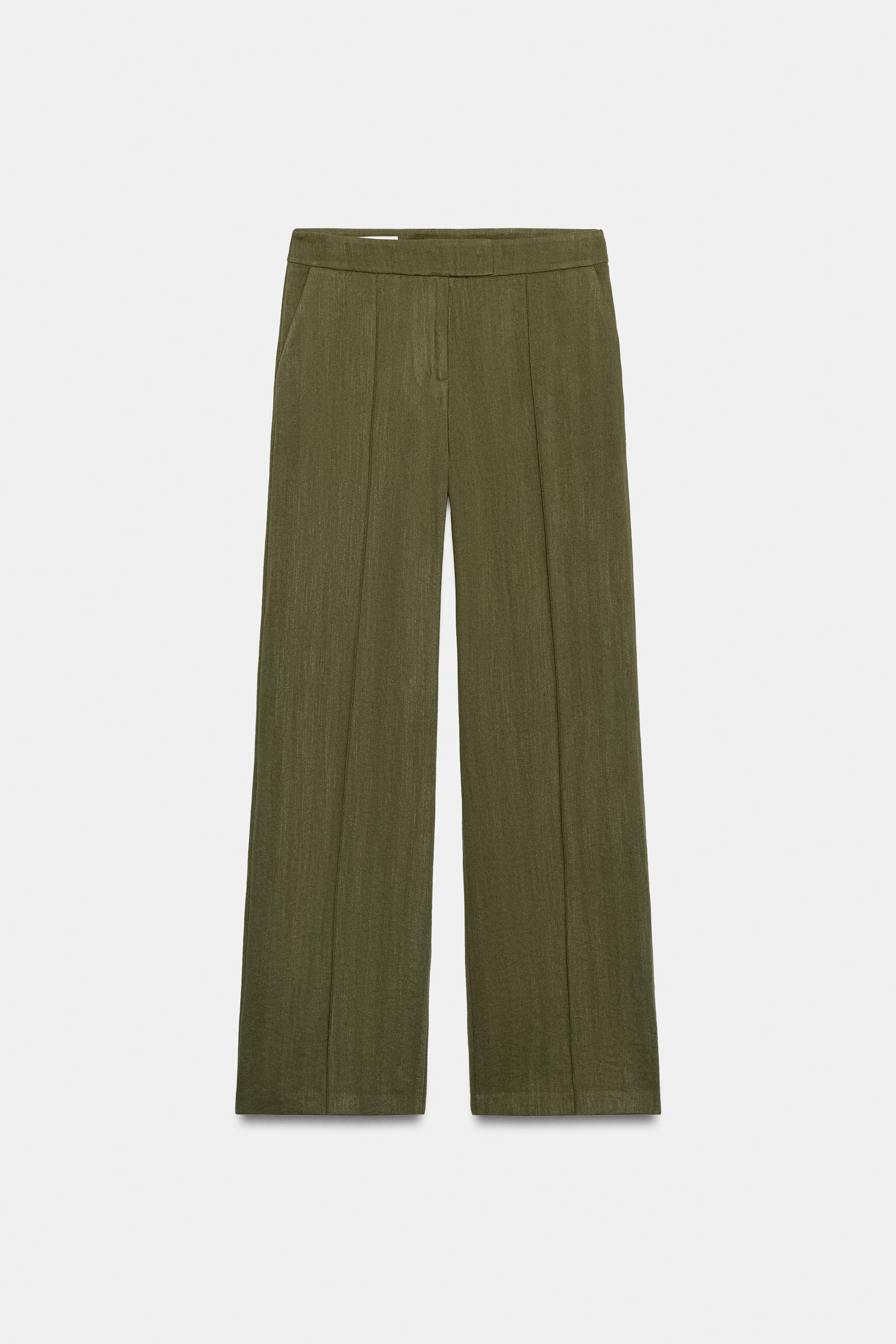 DİKİŞ DETAYLI STRAIGHT FIT PANTOLON - Görsel 7
