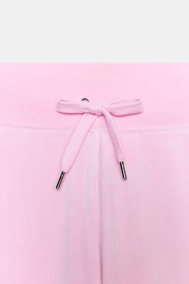 PANTALON VELOURS - Rose de Zara - Image 6