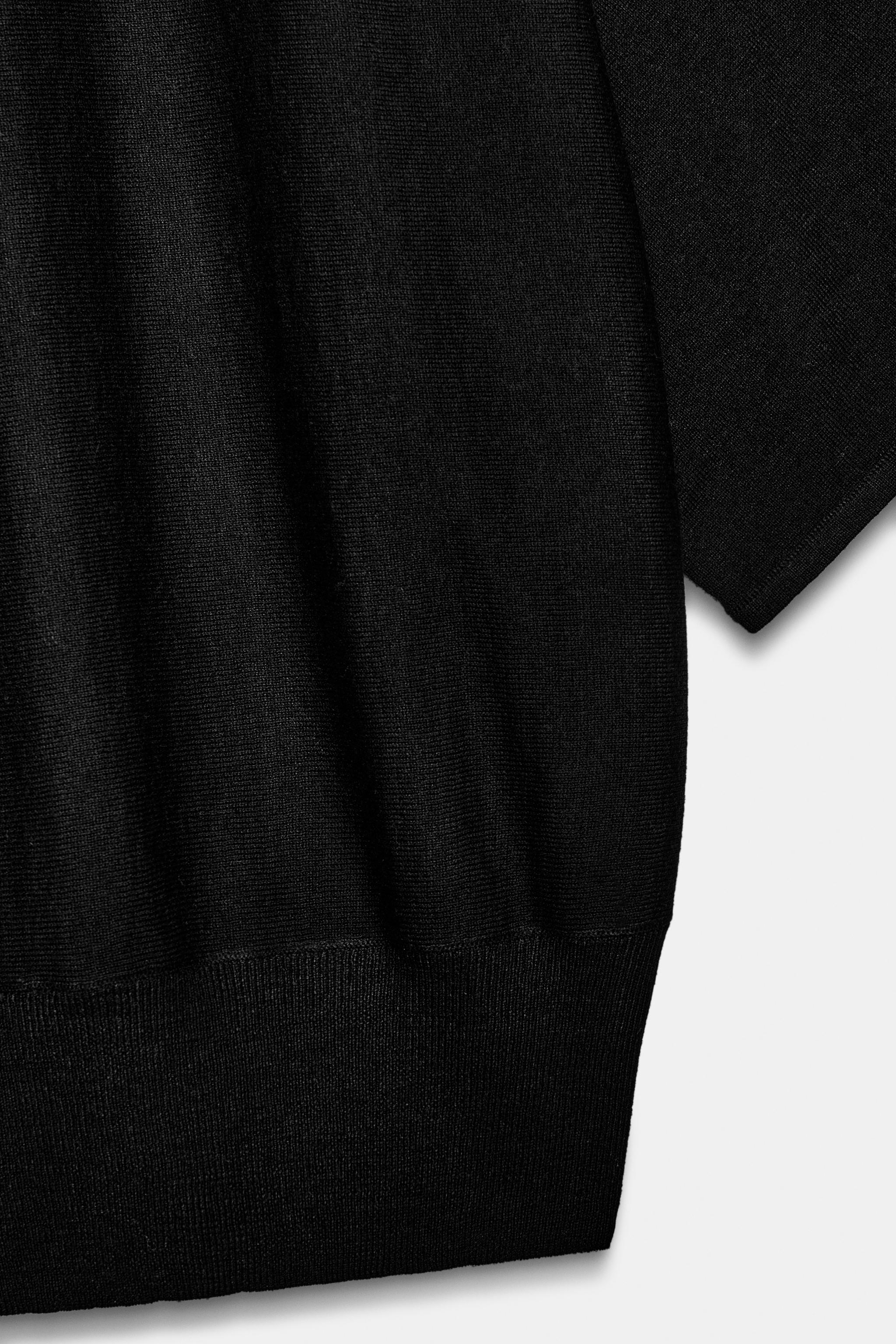 THREE-QUARTER SLEEVE KNIT JUMPER