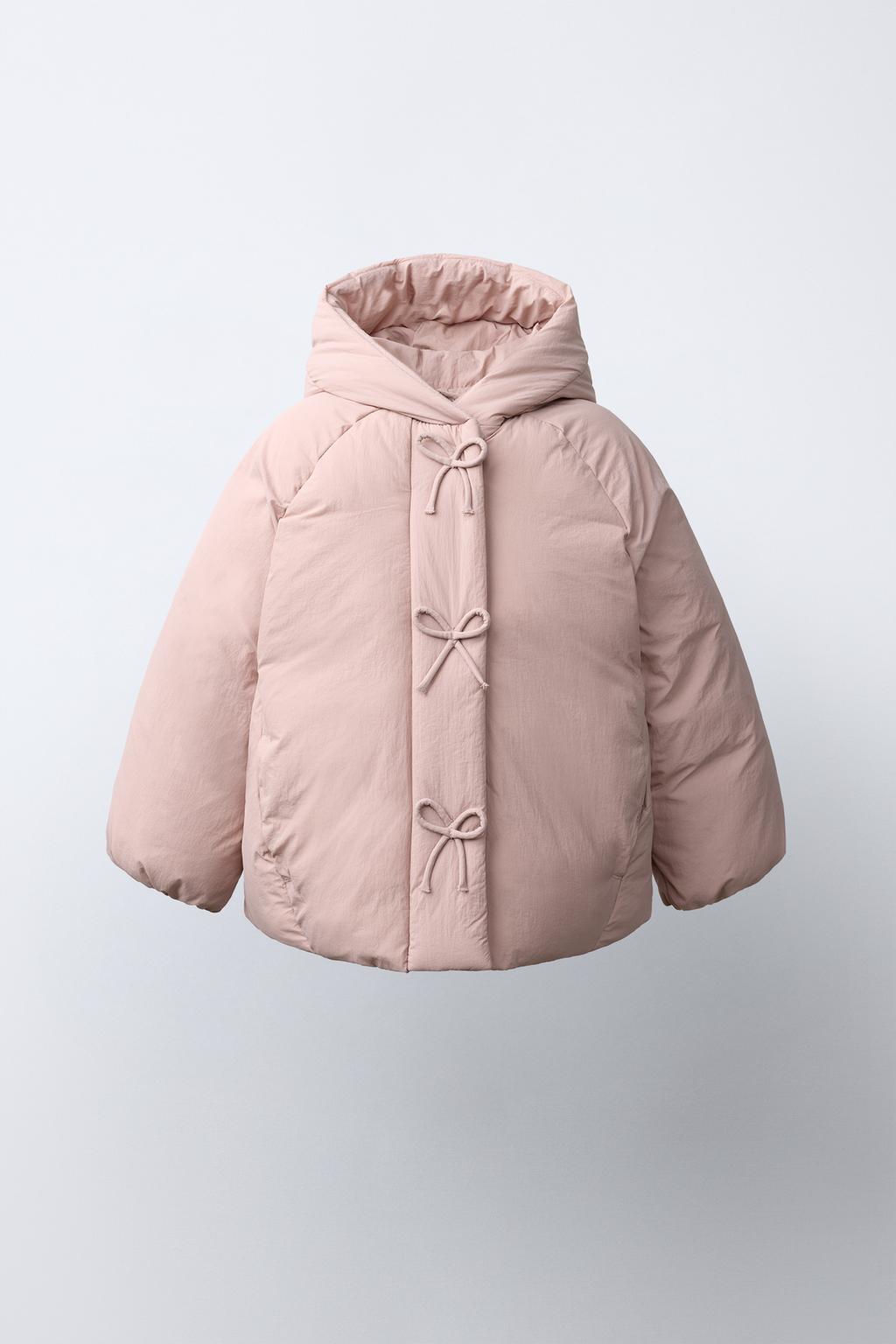 Zara Su itələyici bağlı yastıqlı palto