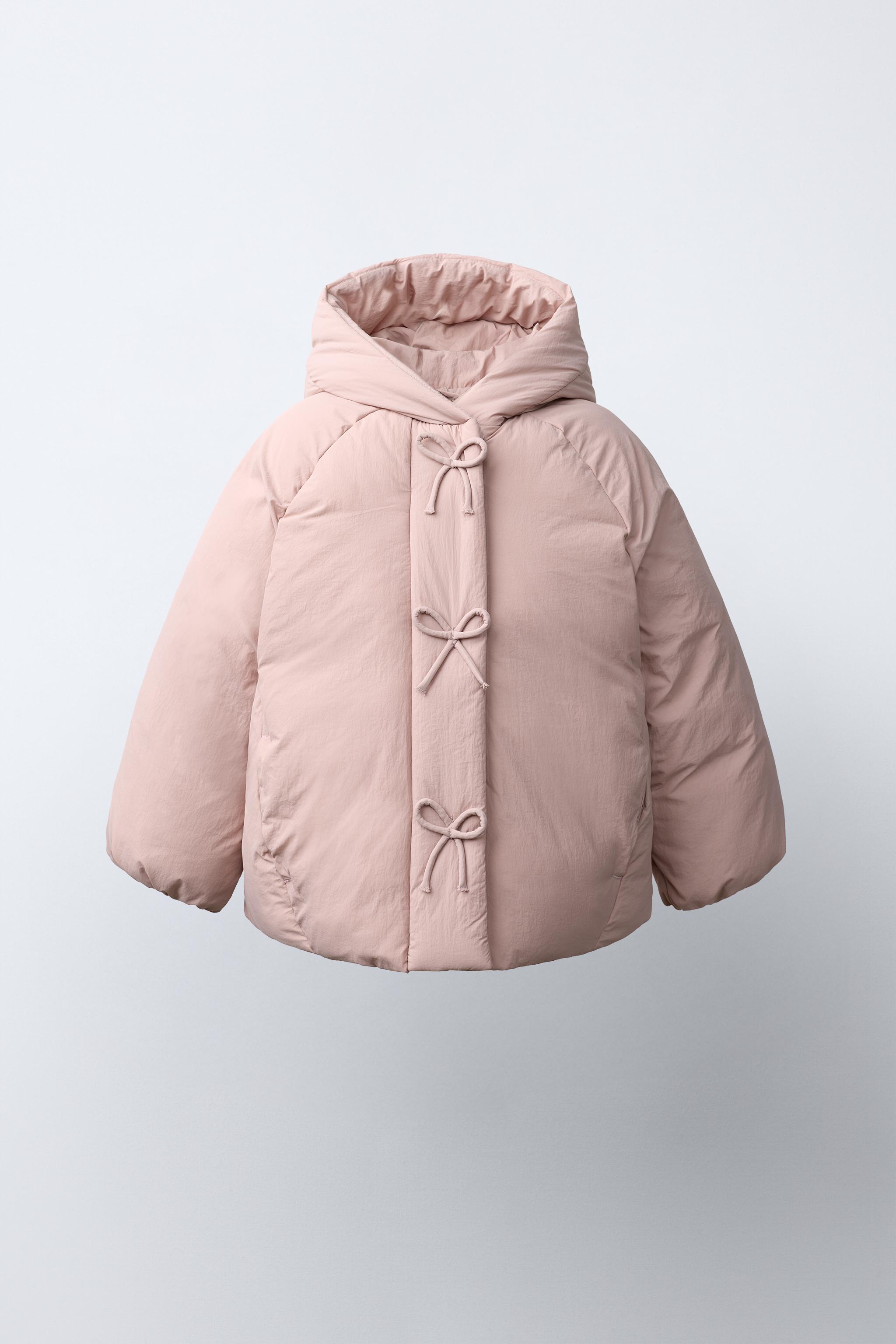 MANTEAU MATELASSÉ DÉPERLANT À NŒUDS