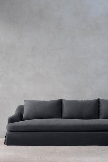 Zara SOFA 01 COTTON COVER - Green stripe - Image 0