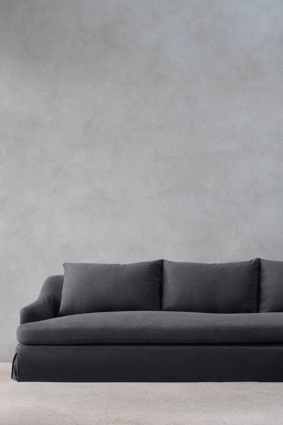 SOFA 01 COTTON COVER - MIDNIGHT BLUE by Zara - Image 0