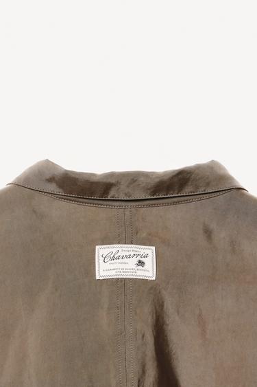 OVERSIZE FIT CUPRO JACKET WILLY CHAVARRIA X ZARA - camel by Zara - Image 5