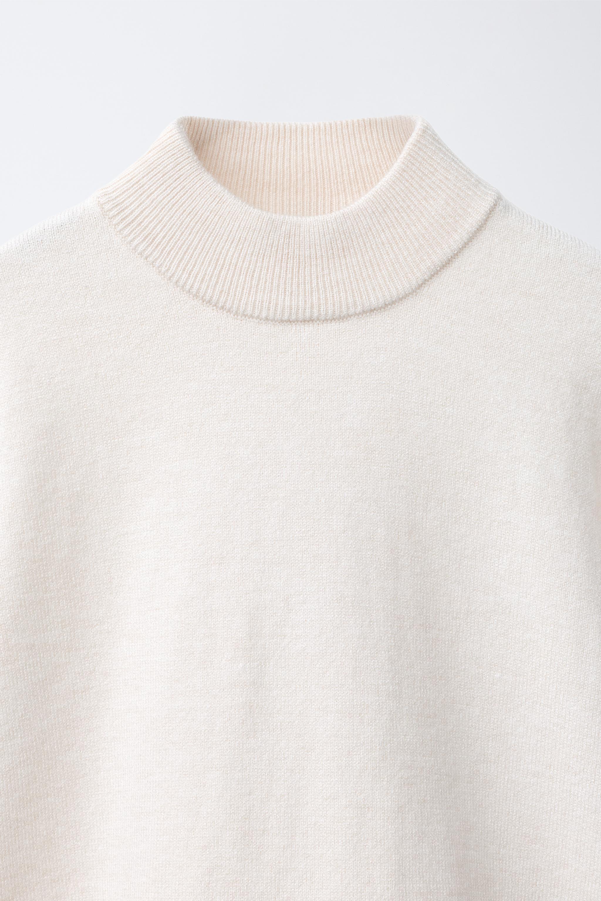 MOCK NECK KNIT JUMPER
