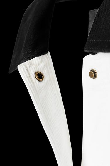 SOBRECAMISA CUELLO CONTRASTE ZW COLLECTION - Blanco de Zara