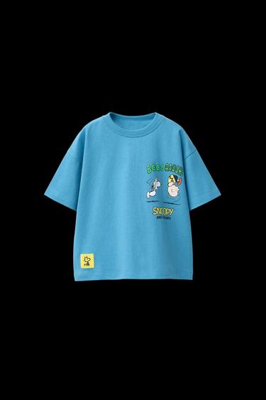 Zara SNOOPY PEANUTS™ T-SHIRT - Light blue - Image 0