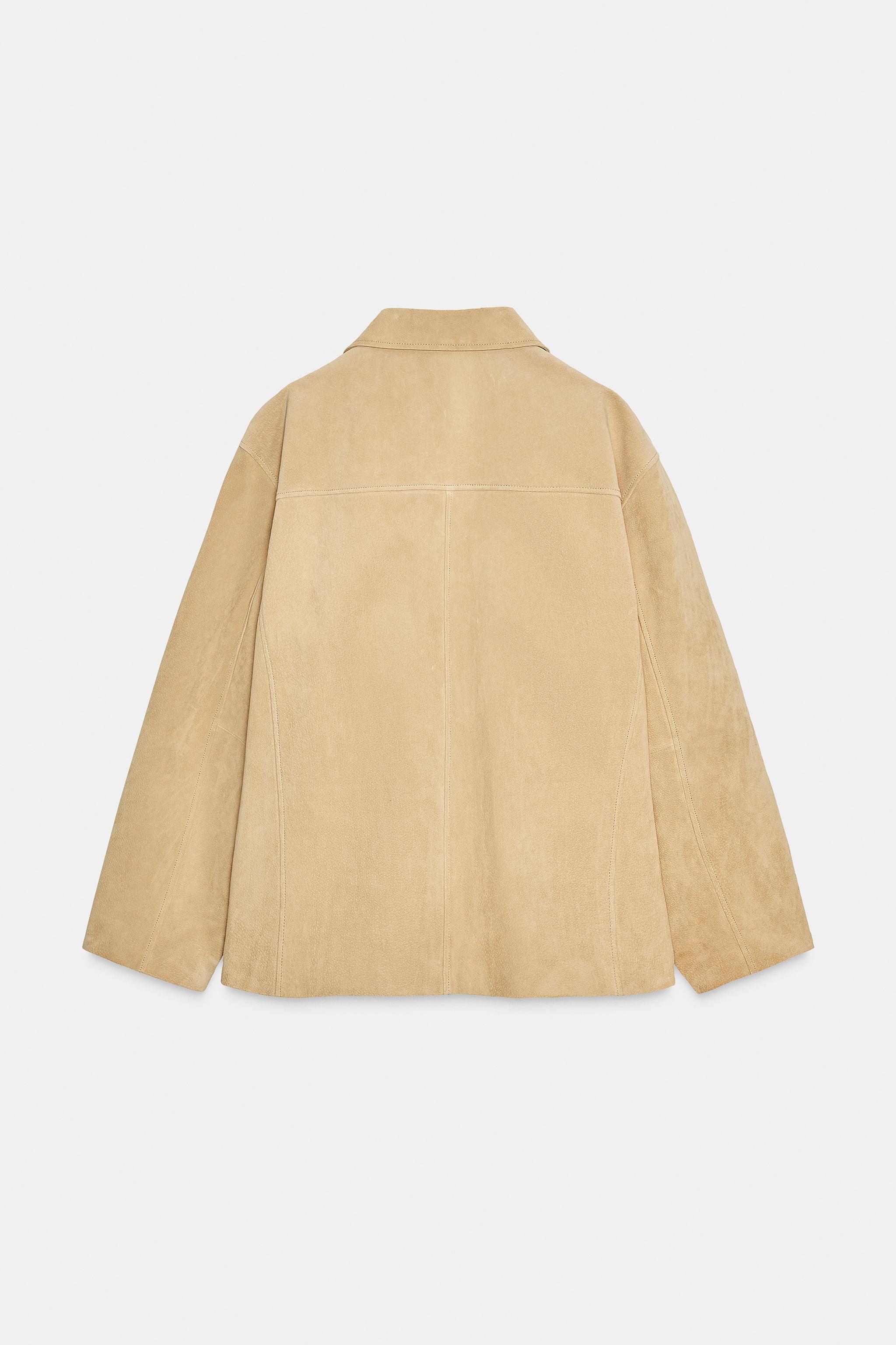 ZW LIMITED EDITION スエード レザージャケット - ブラウン | ZARA
