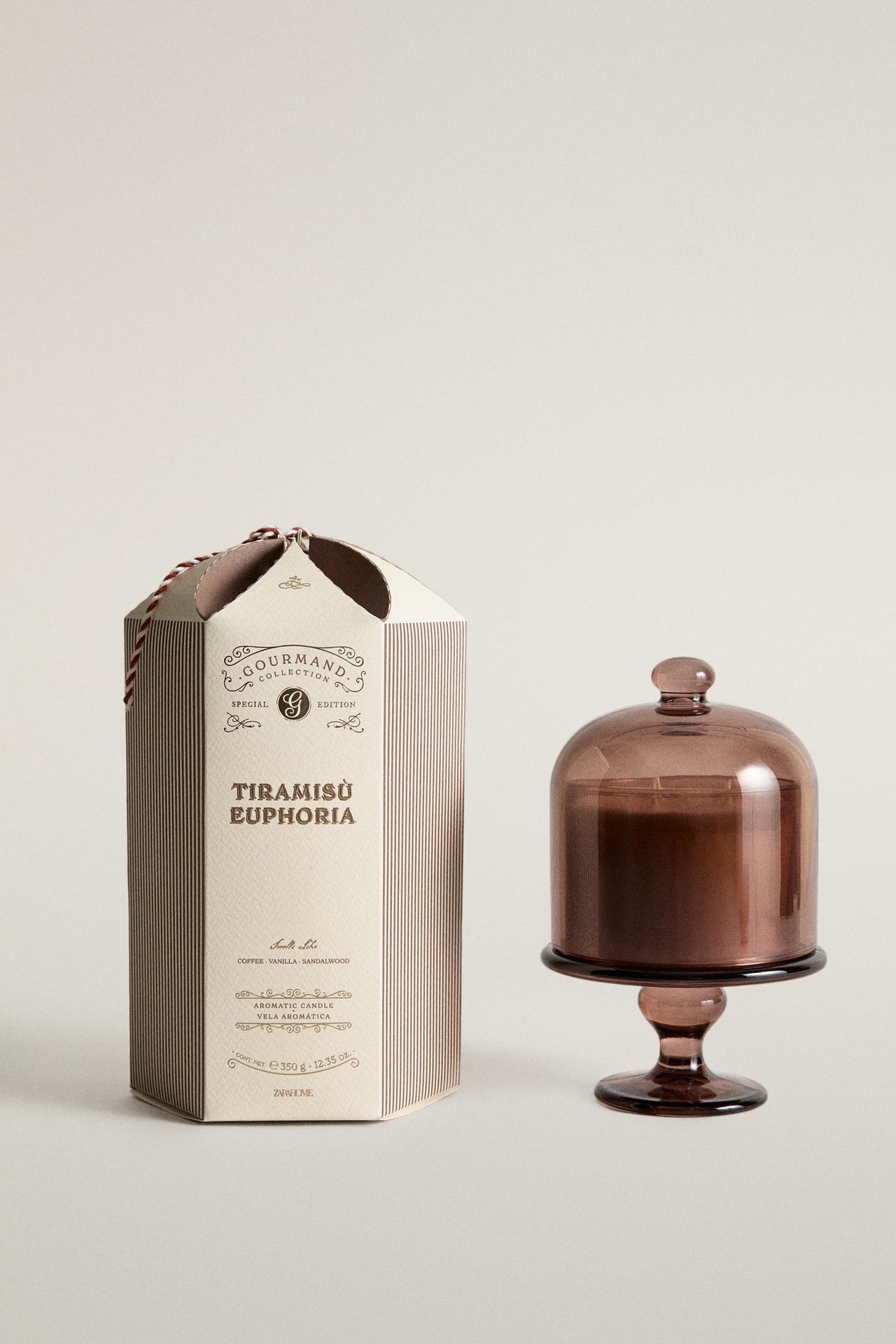(350 G) TIRAMISU EUPHORIA SCENTED CANDLE — Khaki