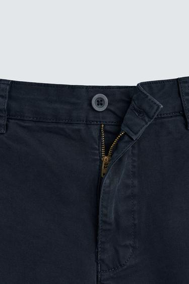 PANTALON CHINO SKINNY FIT - Bleu marine de Zara - Image 7