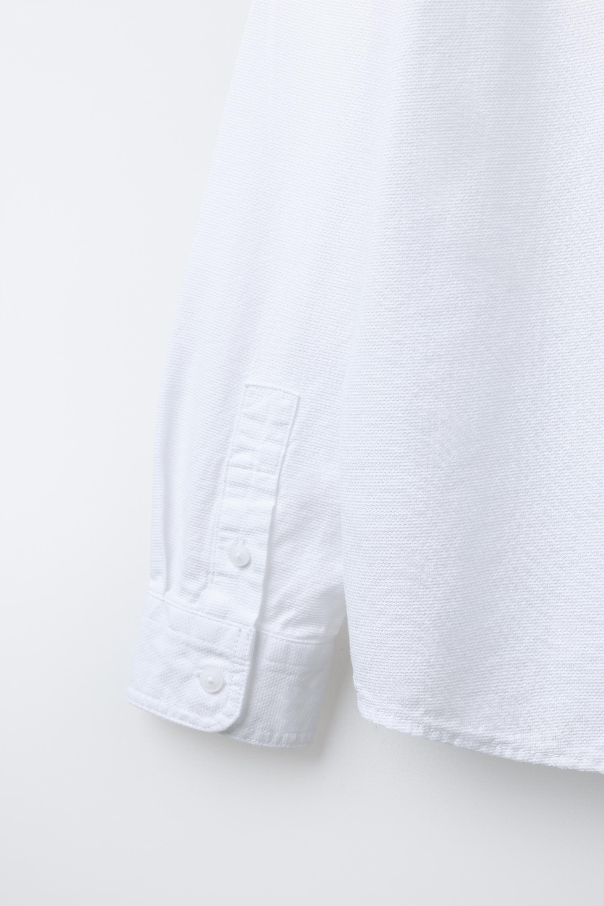 CHEMISE STRUCTURÉE COL MAO