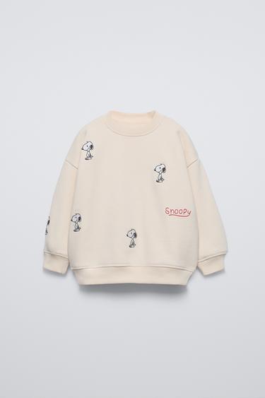 SNOOPY PEANUTS™ SWEATSHIRT - Ecru by Zara