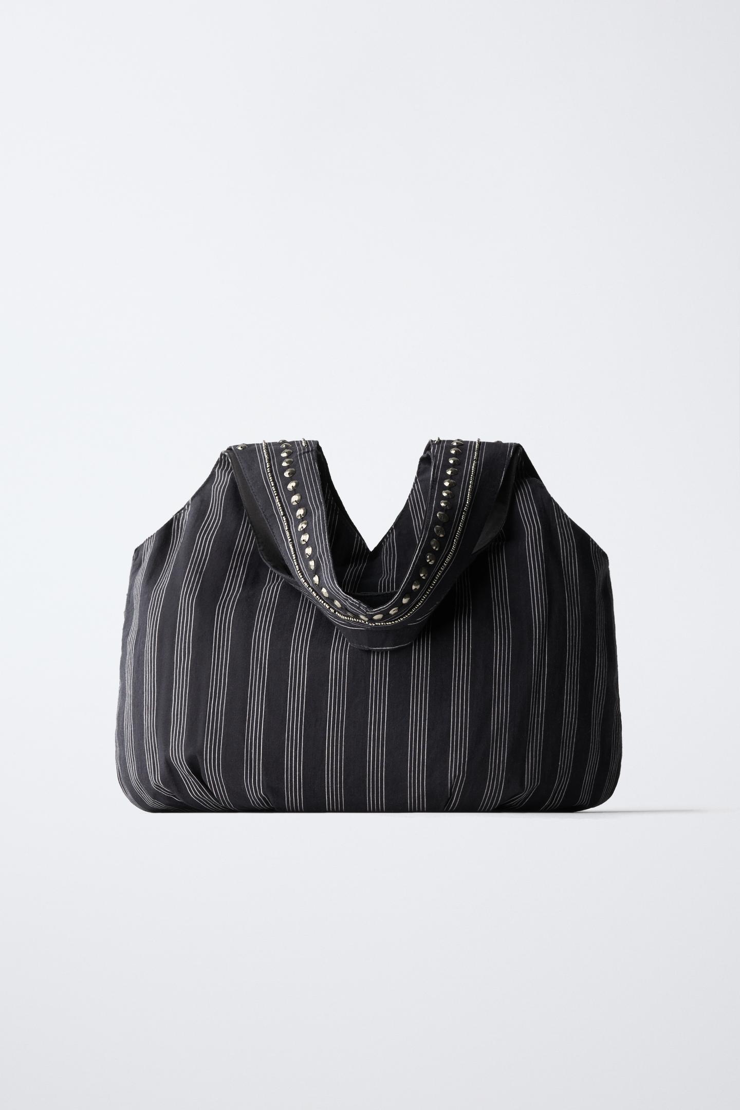 Детская сумка Zara Studded Shopper, цвет: Синий — фото 5
