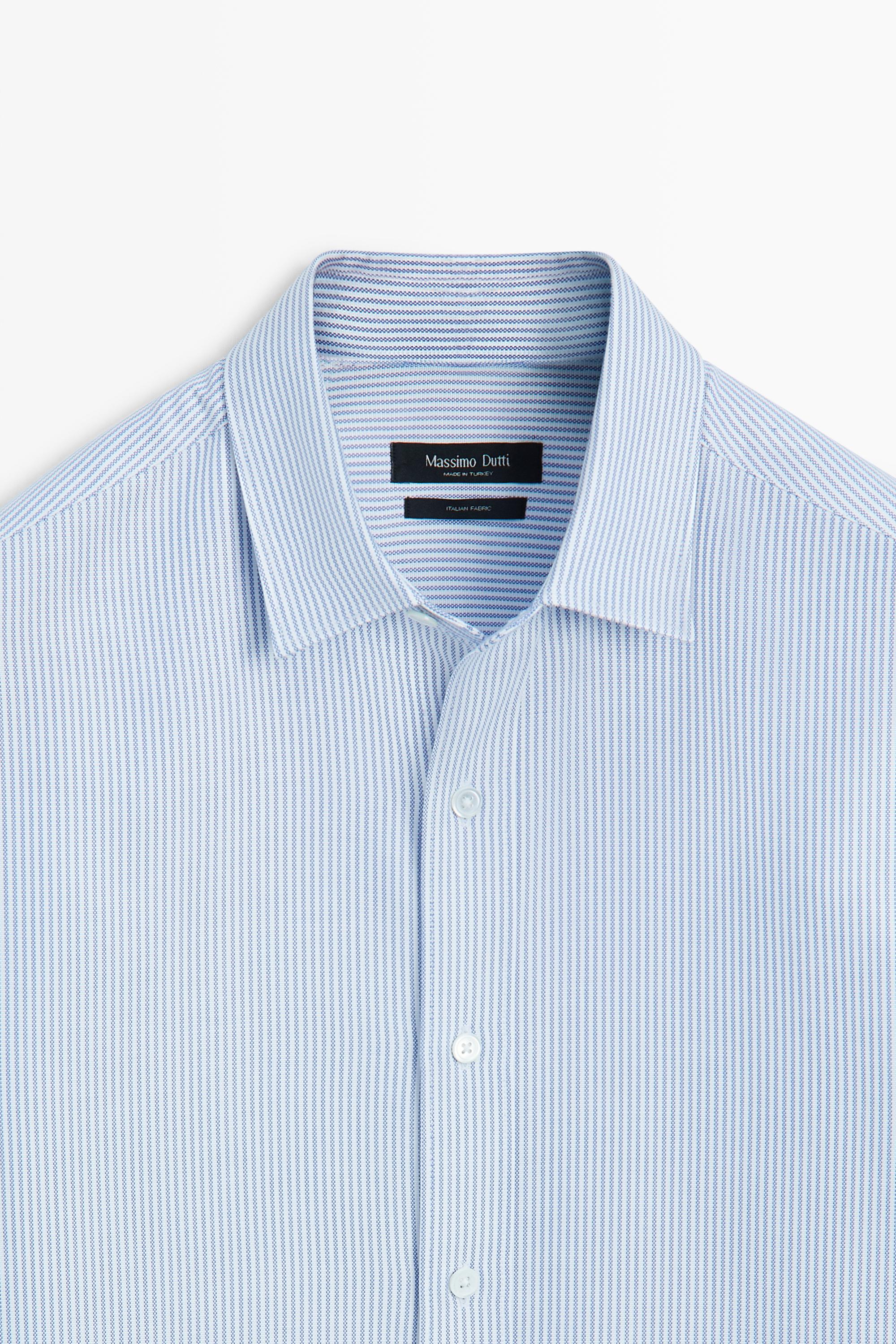 Chemise oxford regular fit à rayures