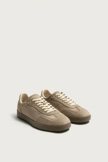RETRO TRAINERS - Sand Brown by Zara