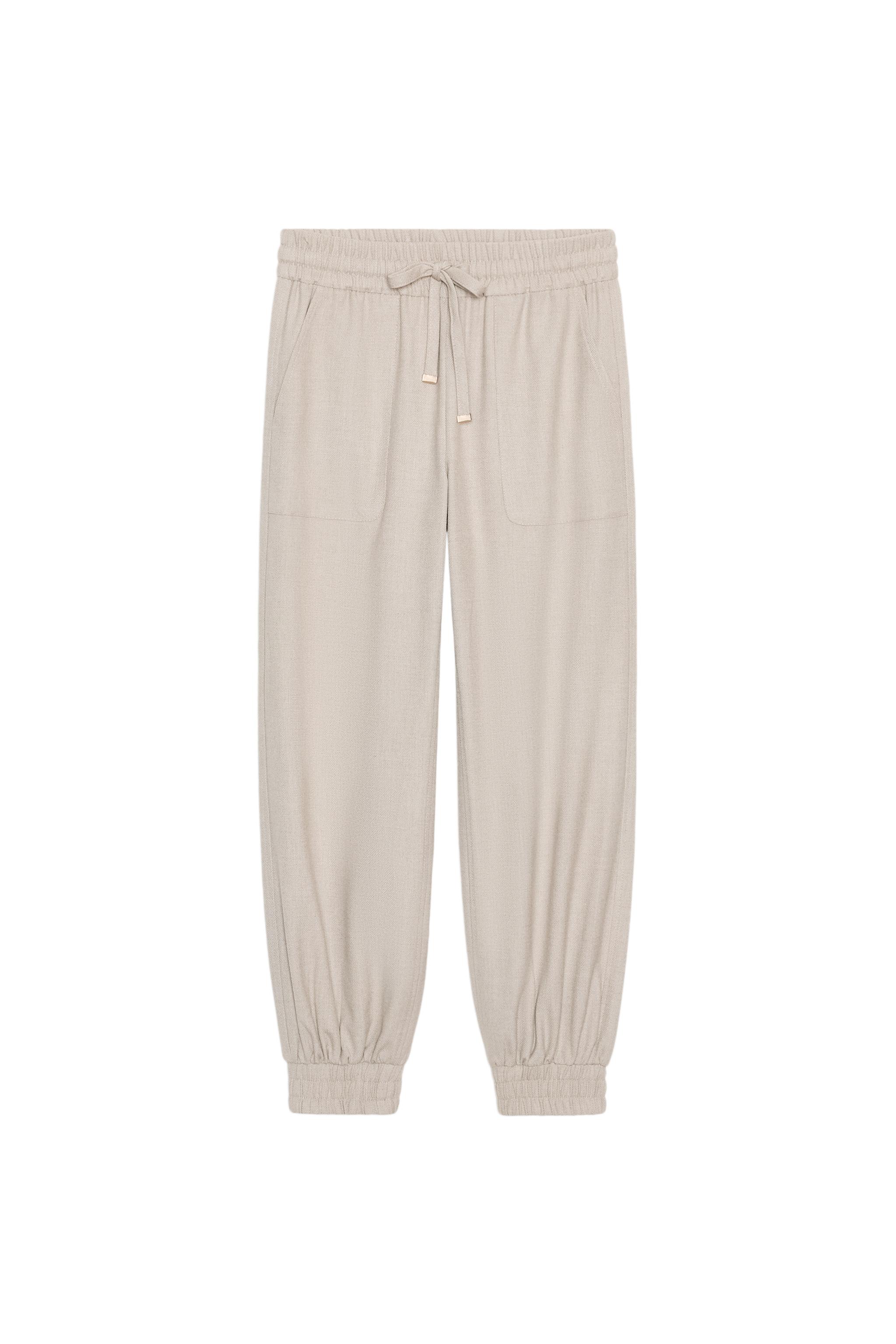 JOGGING TROUSERS WITH ELASTICATED CUFFS