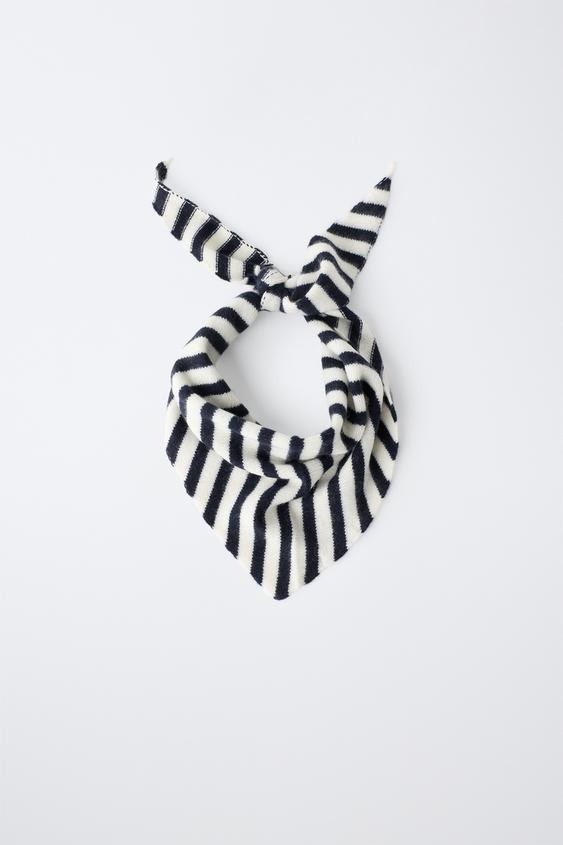 PAÑOLETA RAYAS 100% CASHMERE - Crudo de Zara - Imagen 0