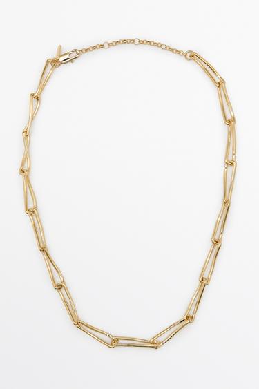 Collar eslabones metálico - Dorado de Zara - Imagen 0