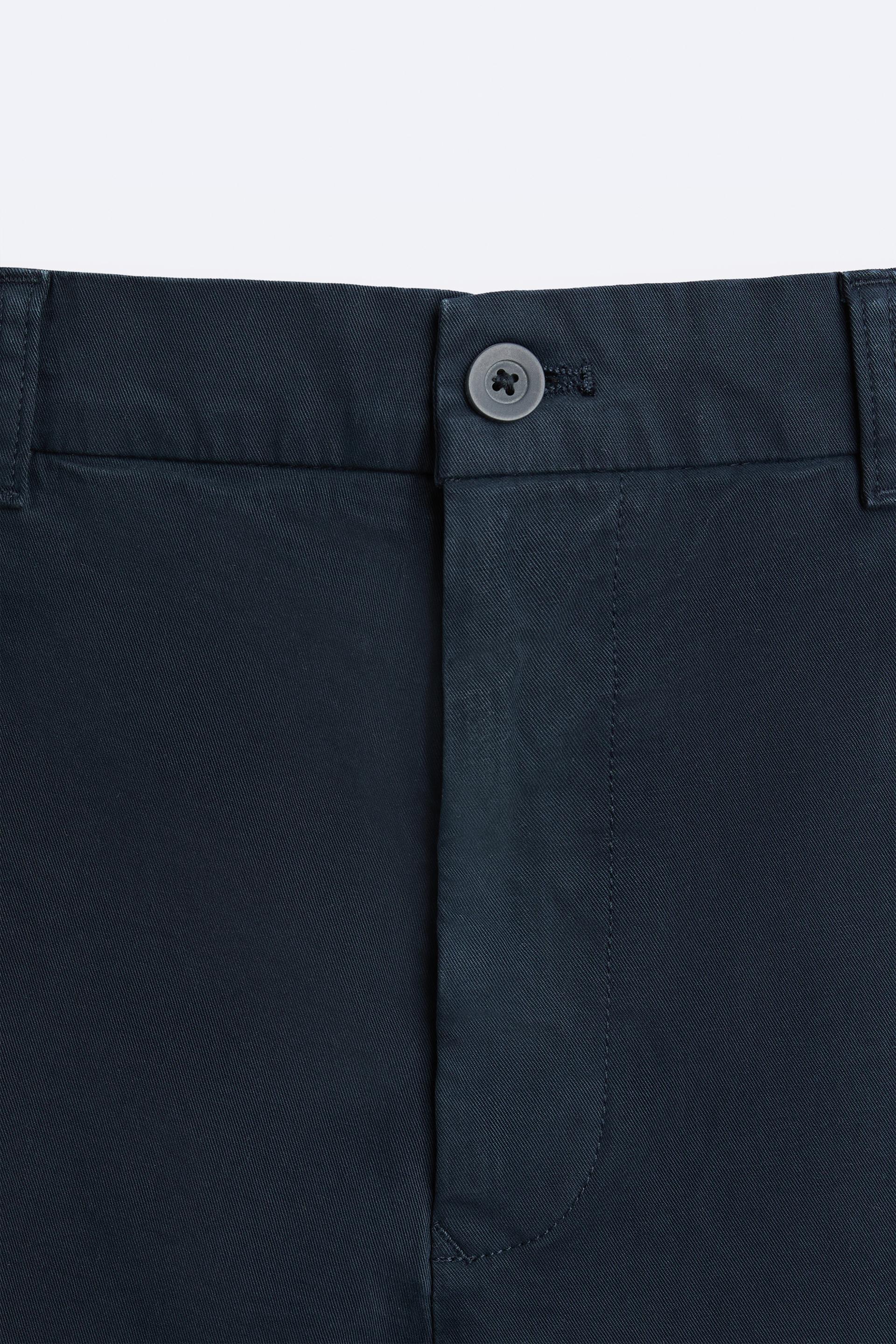 ELASTIC WAISTBAND CHINOS - Navy blue