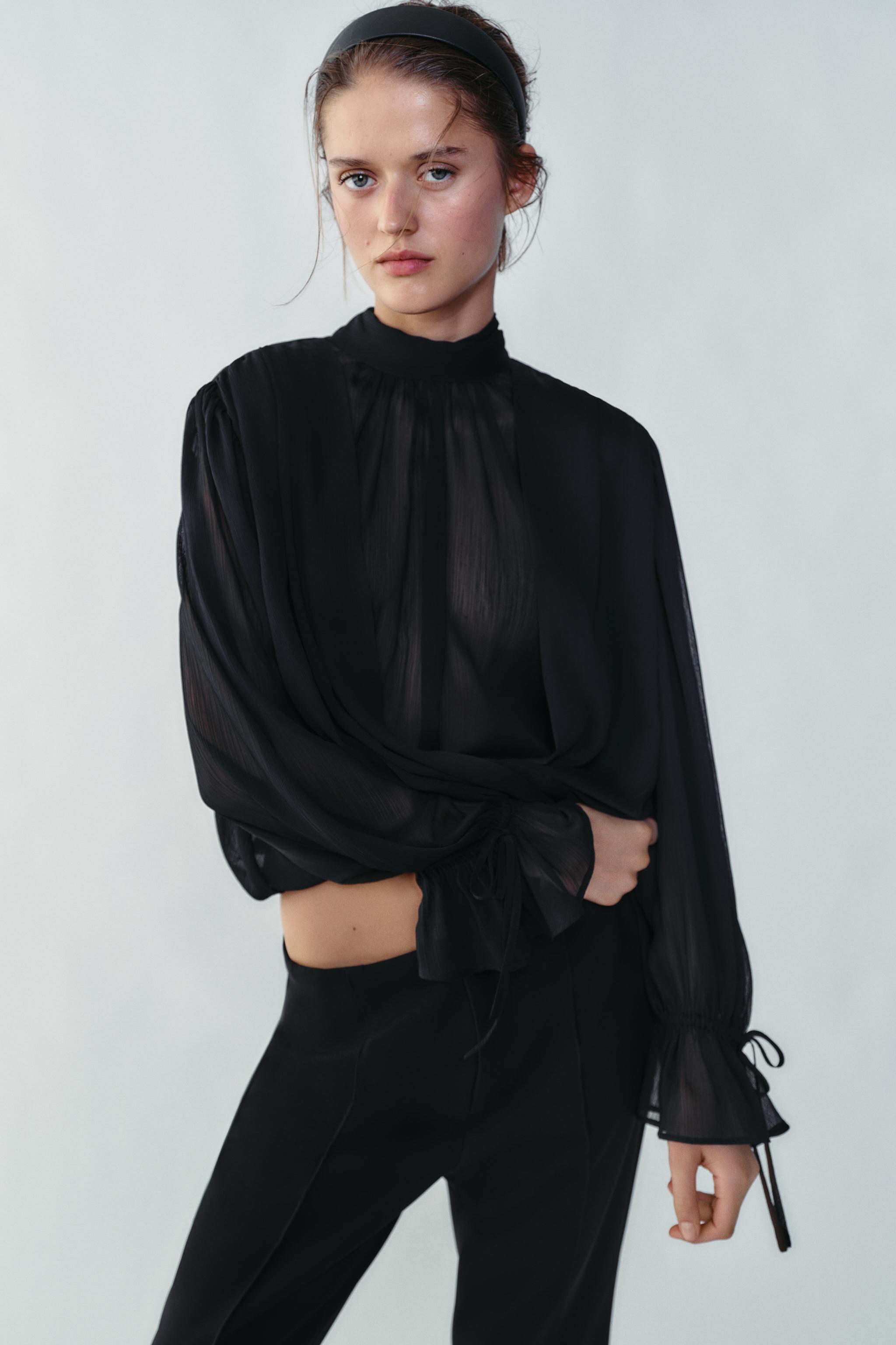 Боди DRAPED BACK-TIE — Zara — фото 2