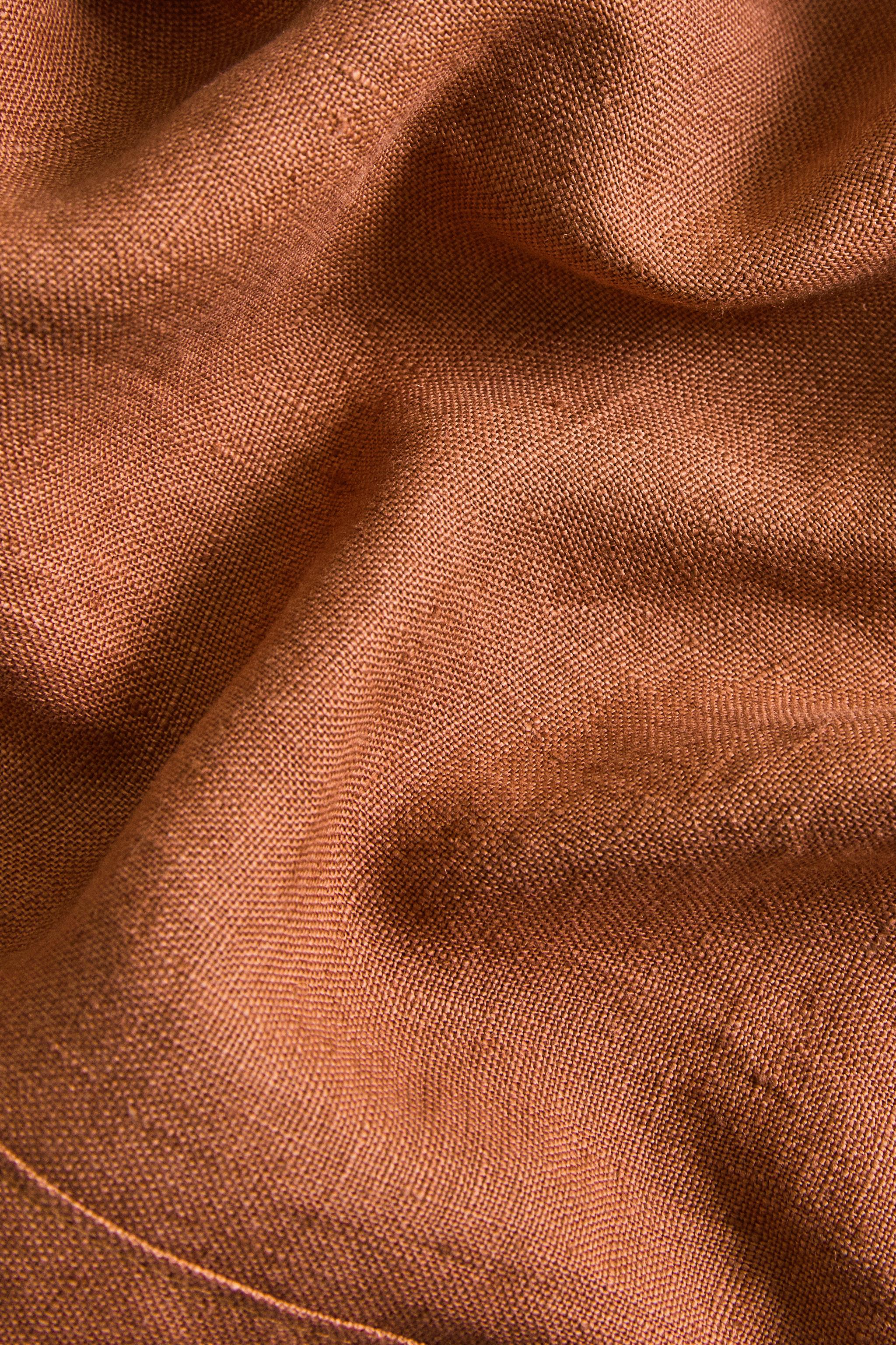 Zara PLAIN FADED LINEN TABLECLOTH — фото 4