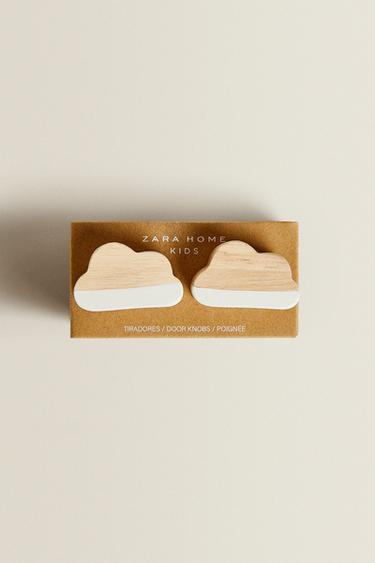 LOT BOUTONS DE PORTE ENFANTS NUAGE (LOT DE 2) - Blanc cassé de Zara - Image 5