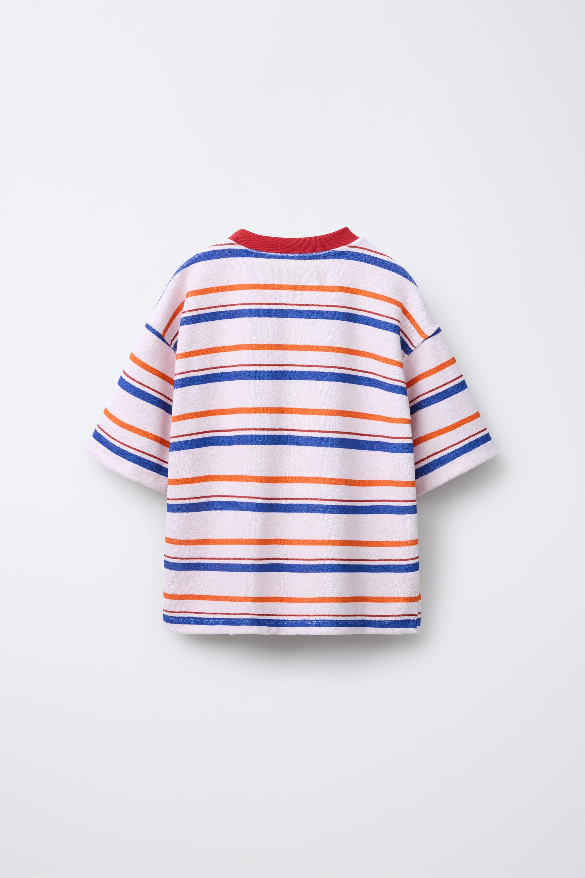 ★ドイツ発*ZARA*新作*STRIPED Tシャツ/PINK★ 05431990620-e2.jpg?ts=