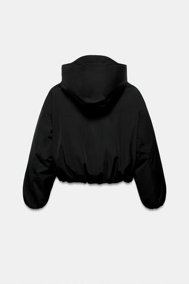 VESTE REMBOURRÉE COUPE-VENT ET DÉPERLANTE - Noir de Zara - Image 7