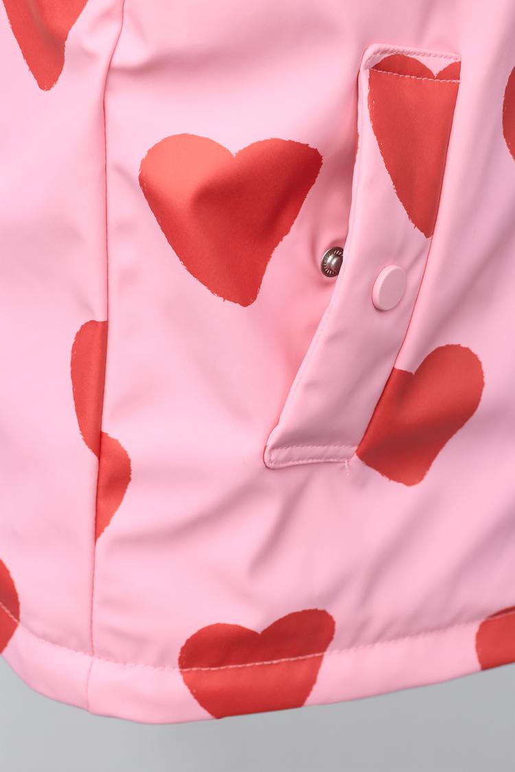 Impermeable de corazón de goma resistente al agua 7