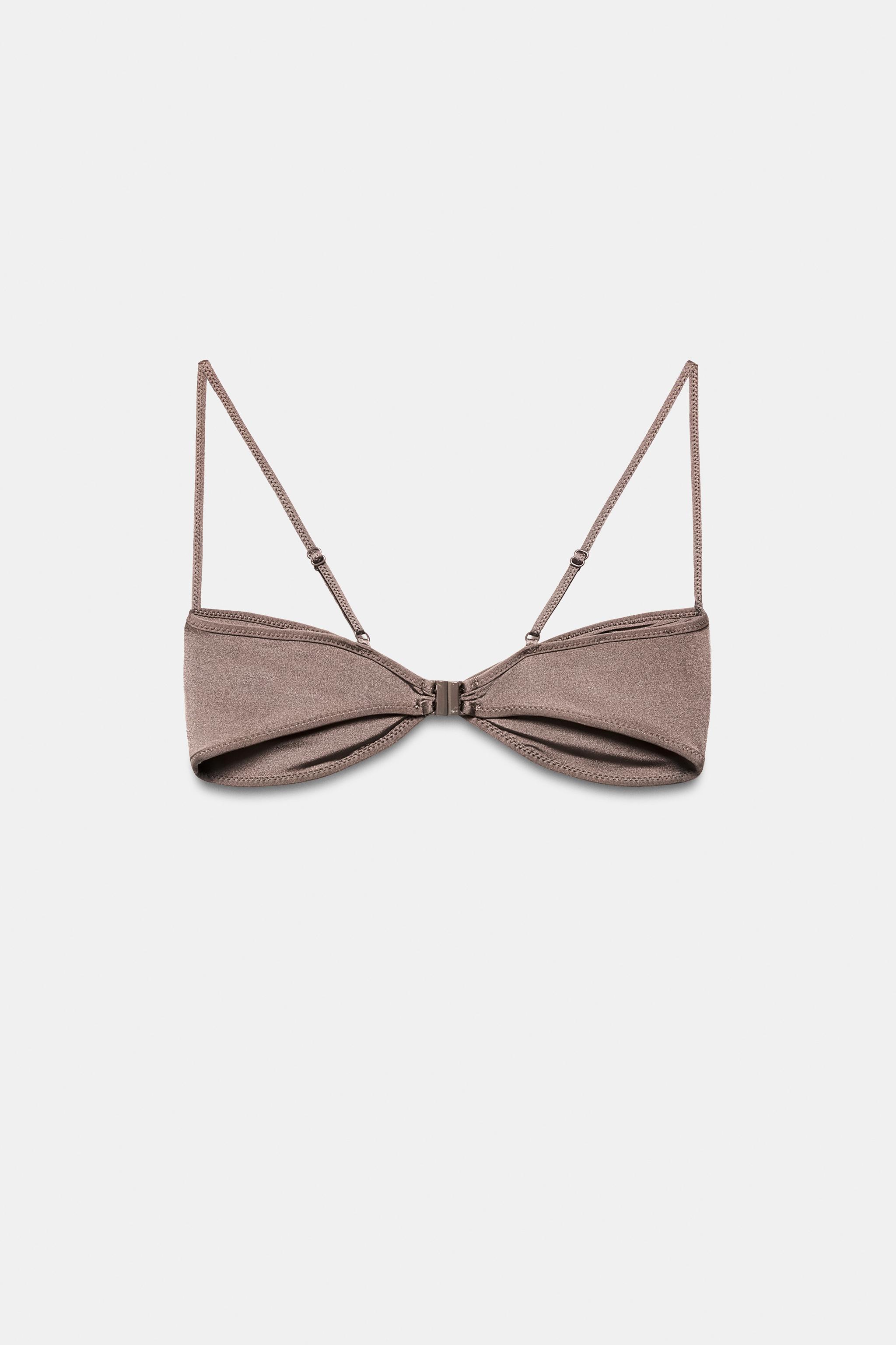 HAUT DE BIKINI À FRONCES