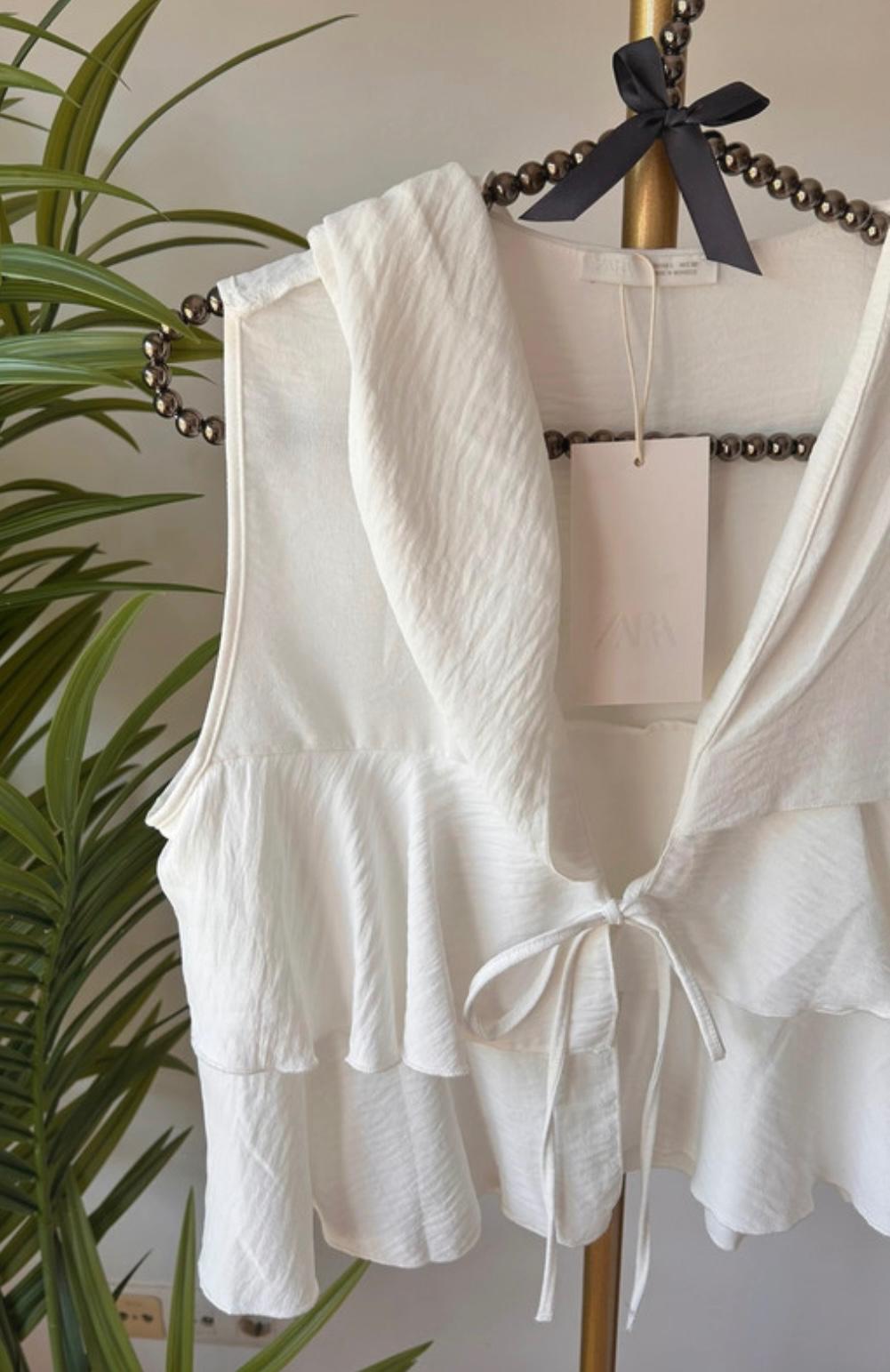 RUFFLED CAPE TOP - Image 4