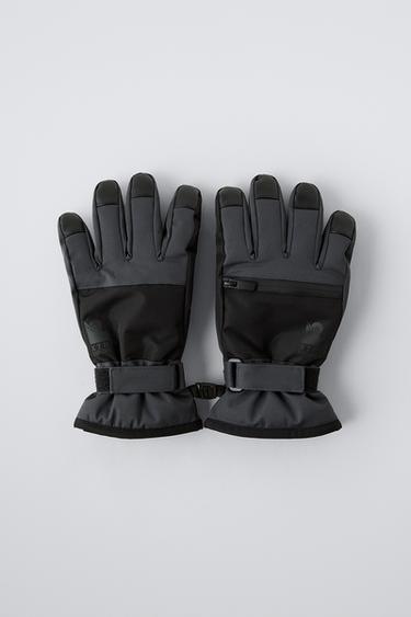 NON-SLIP SKI COLLECTION GLOVES - Black by Zara - Image 2