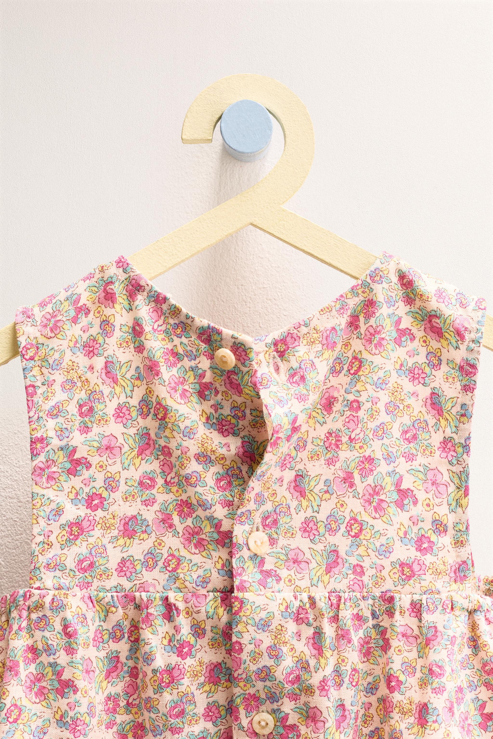 ZARA TIMELESS - ENSEMBLE FLEURS AVEC LIN