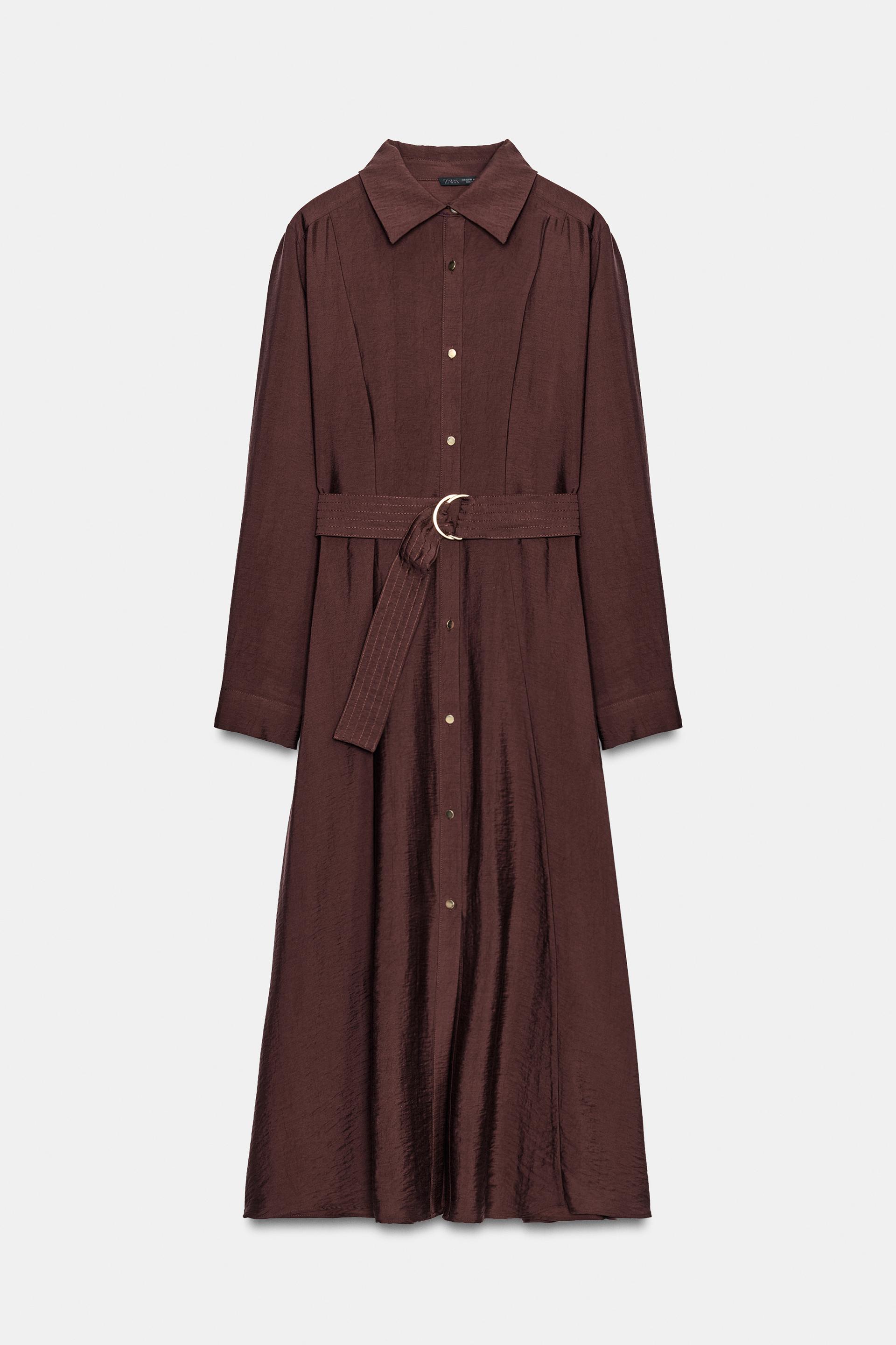 BELTED SHIRT DRESS thumbnail 7