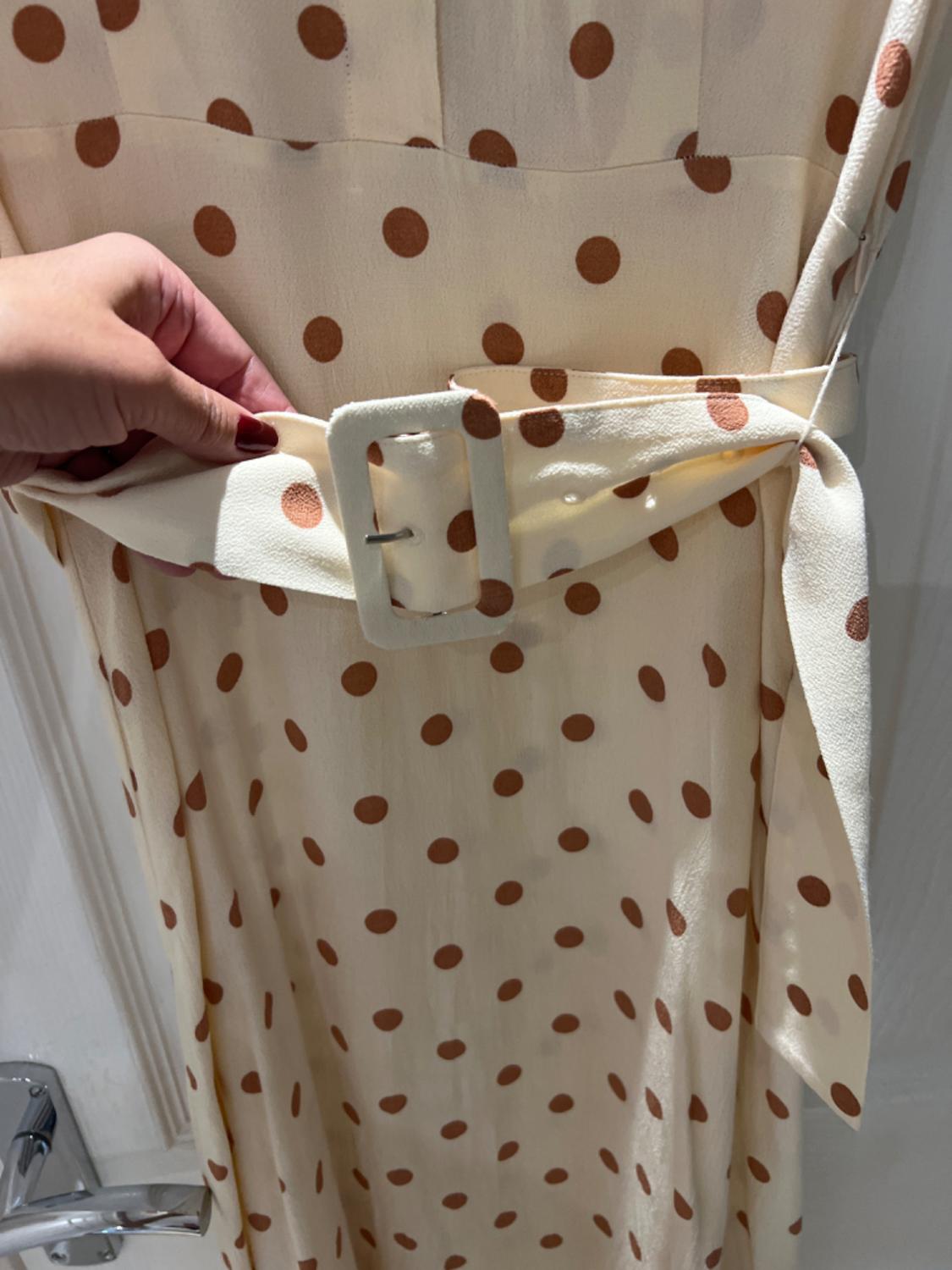 LONG POLKA DOT DRESS - Image 2