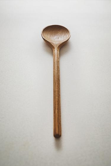 OAK SPOON - Brown by Zara