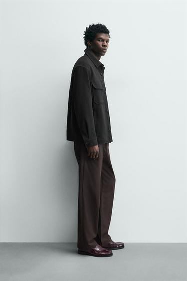 SURCHEMISE STRUCTURÉE CONFORT - Noir de Zara - Image 3