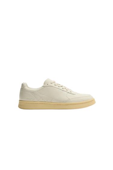 RETRO LEATHER TRAINERS - White by Zara