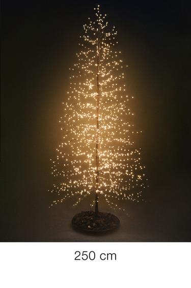 LED LIGHT CHRISTMAS TREE (250 CM) - Brown by Zara