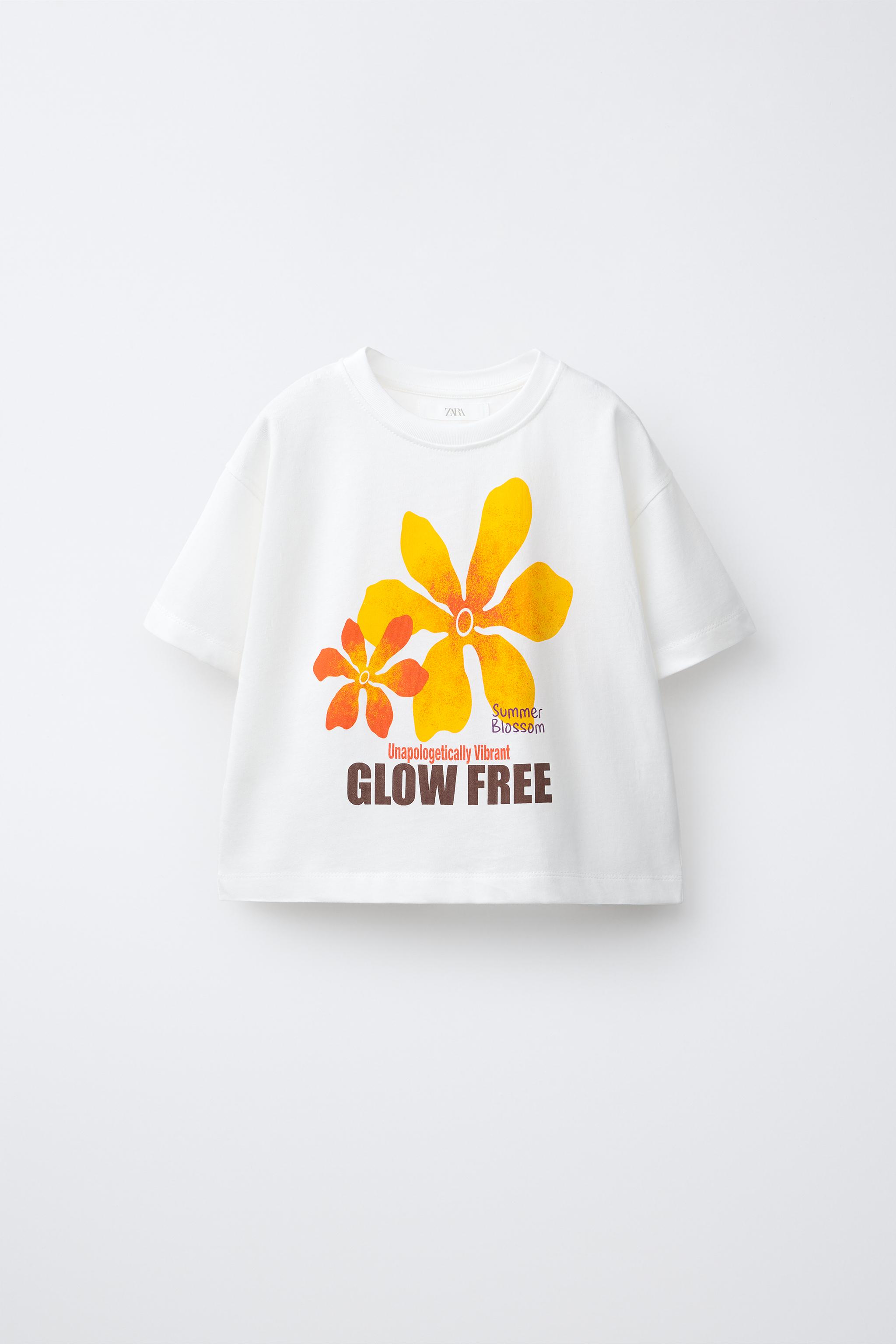 T-SHIRT À IMPRIMÉ FLEURI