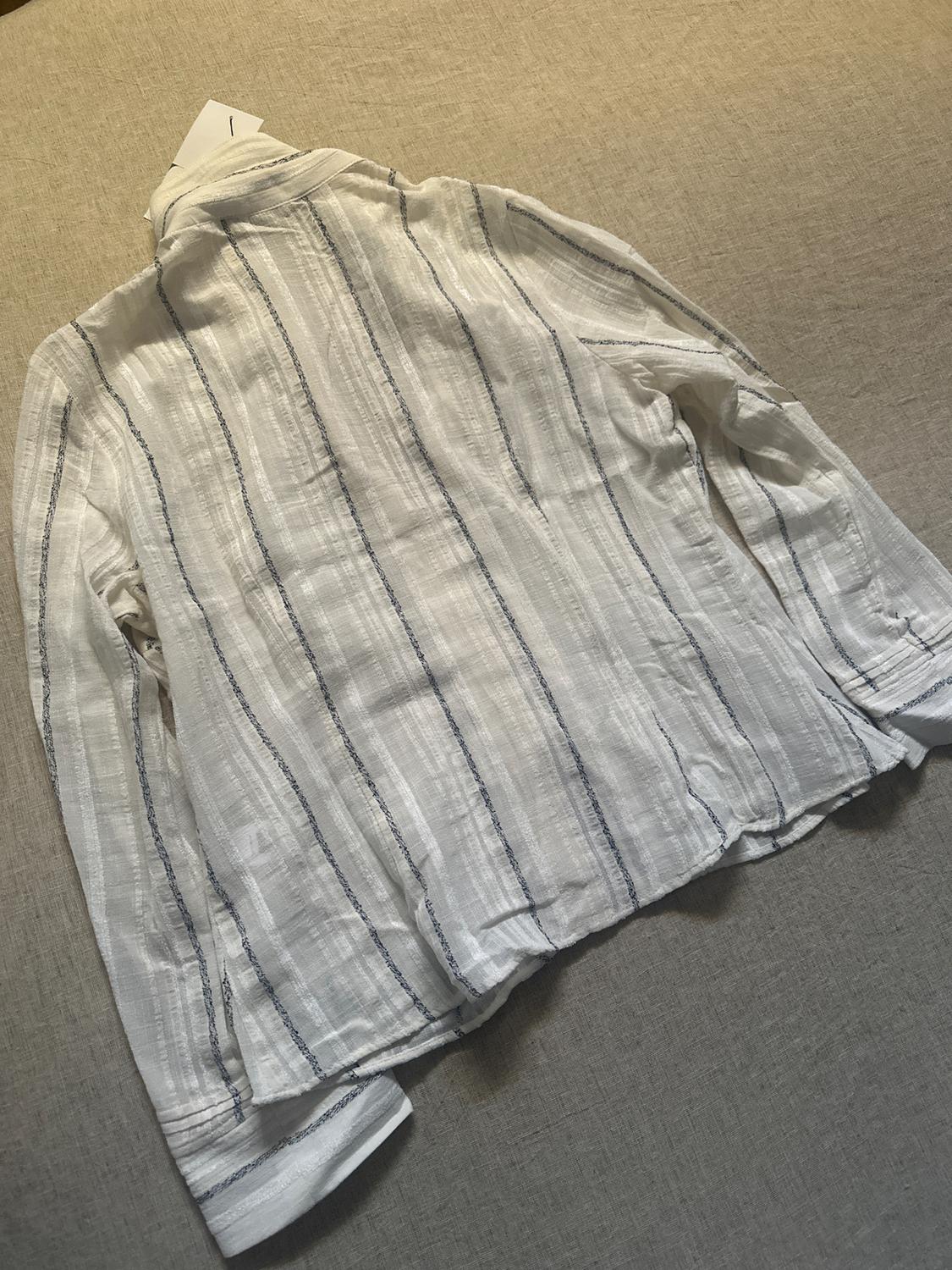 RUSTIC STRIPED BLOUSE - Image 2