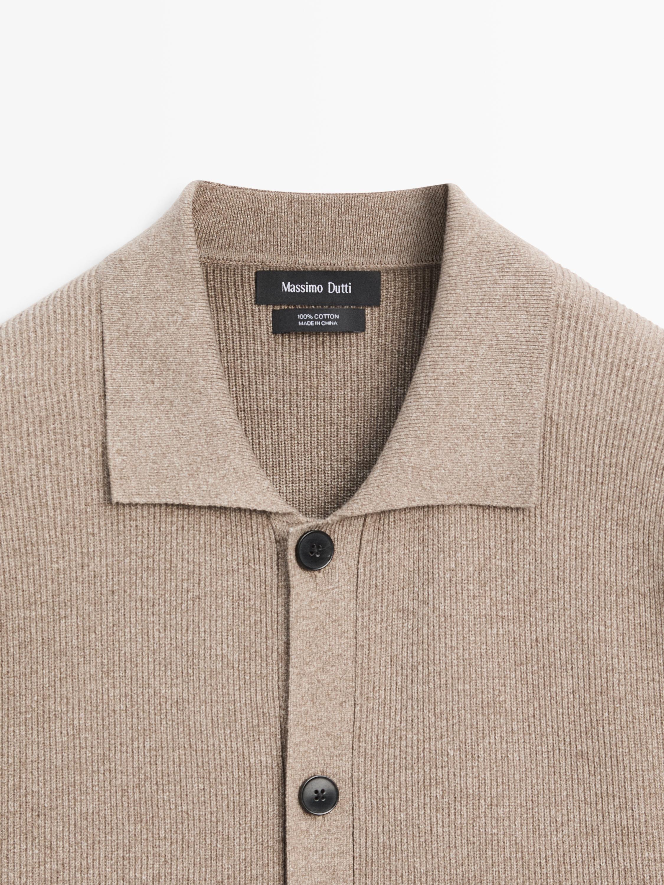 Cardigan en maille de coton
