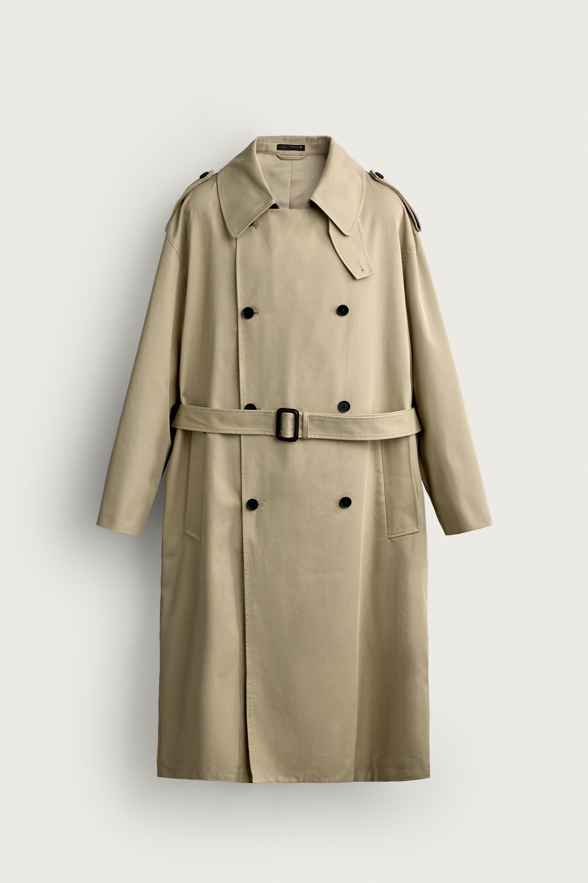 リラックスフィット トレンチコート - ベージュ | ZARA Japan / 日本