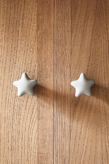 LOT BOUTONS DE PORTE ENFANTS ÉTOILE (LOT DE 2) - Gris anthracite de Zara