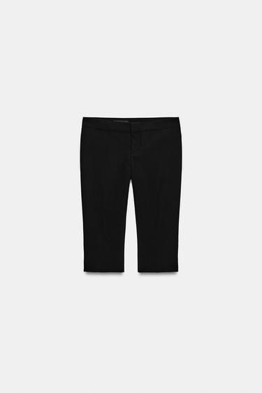 Zara CAPRI PANTS - Black - Image 0