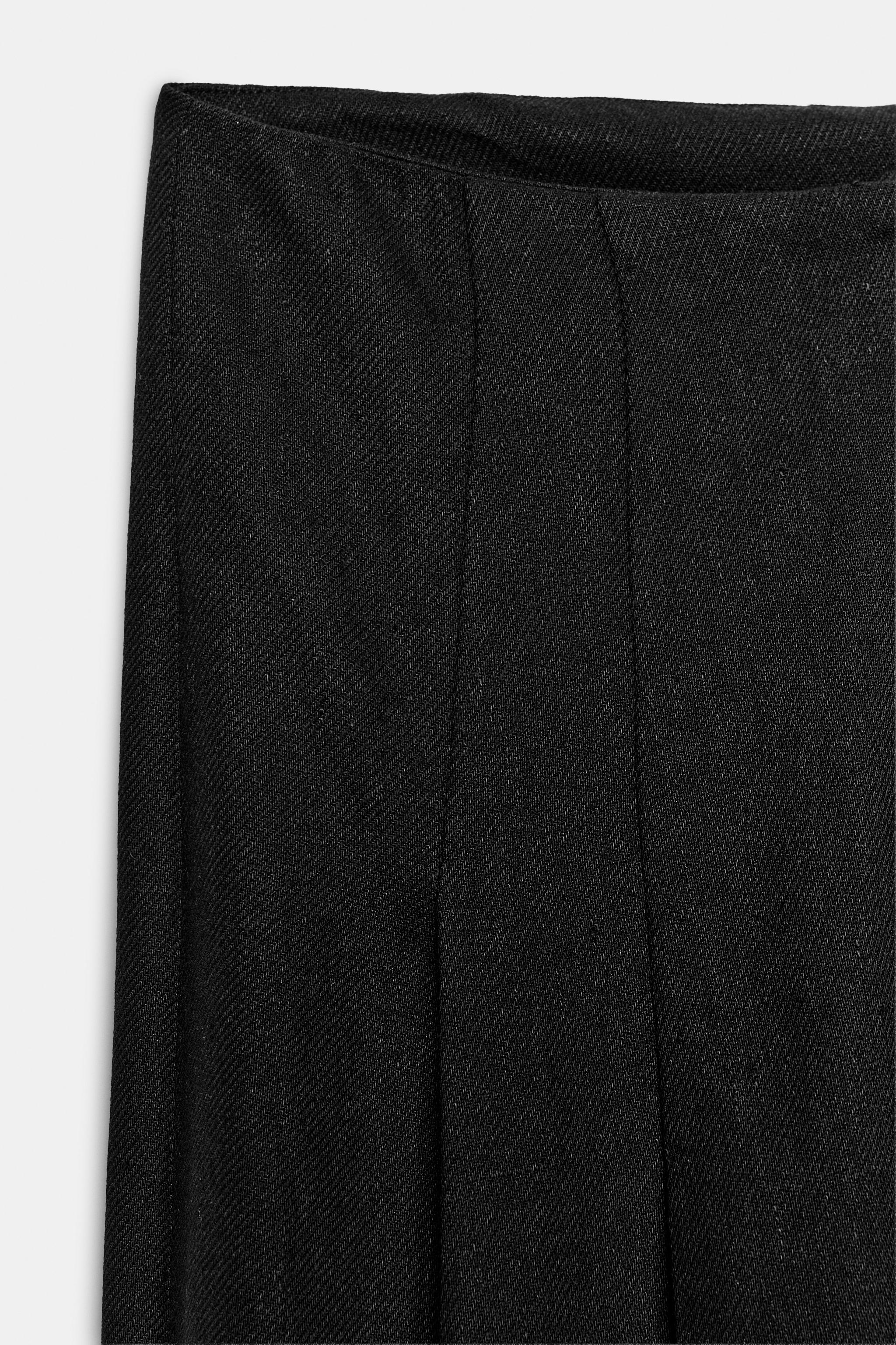 ZW COLLECTION HIGH-WAISTED LINEN PANTS
