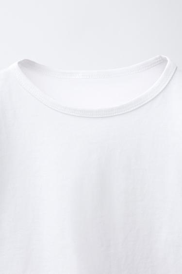 PLAIN T-SHIRT - White by Zara - Image 2