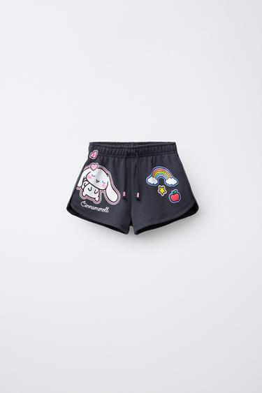 CINNAMOROLL © SANRIO BERMUDA SHORTS - Anthracite grey by Zara - Image 0