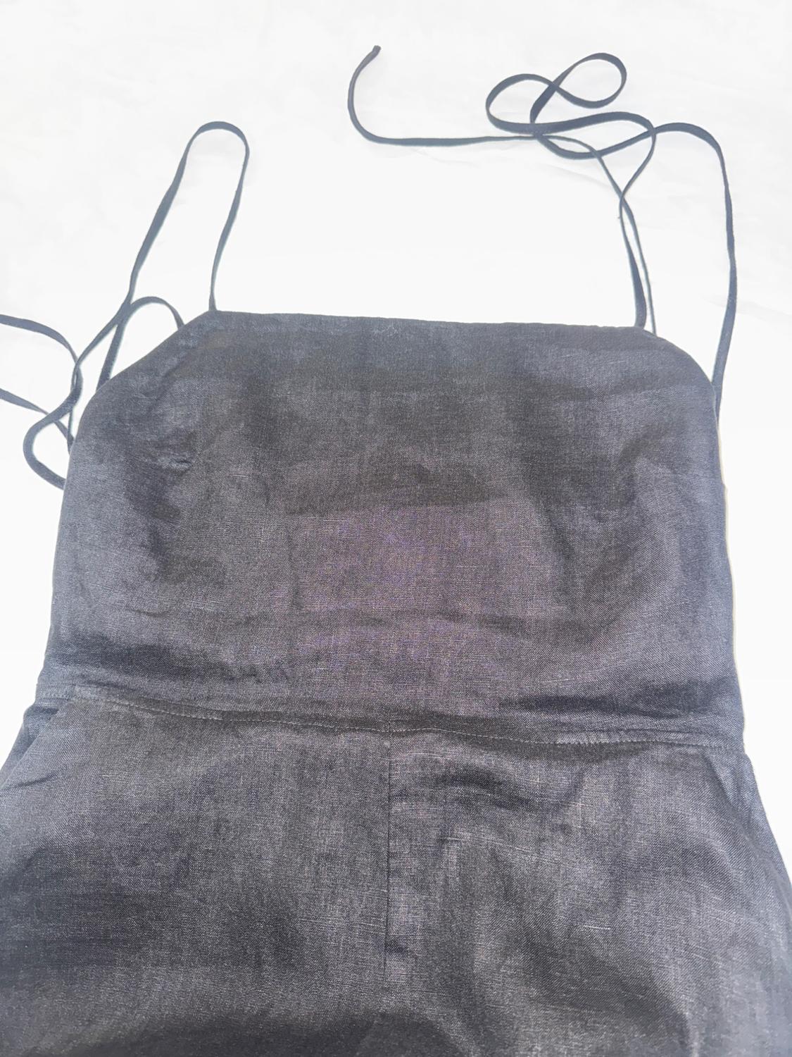 ZW COLLECTION 100% LINEN MIDI DRESS - Image 7